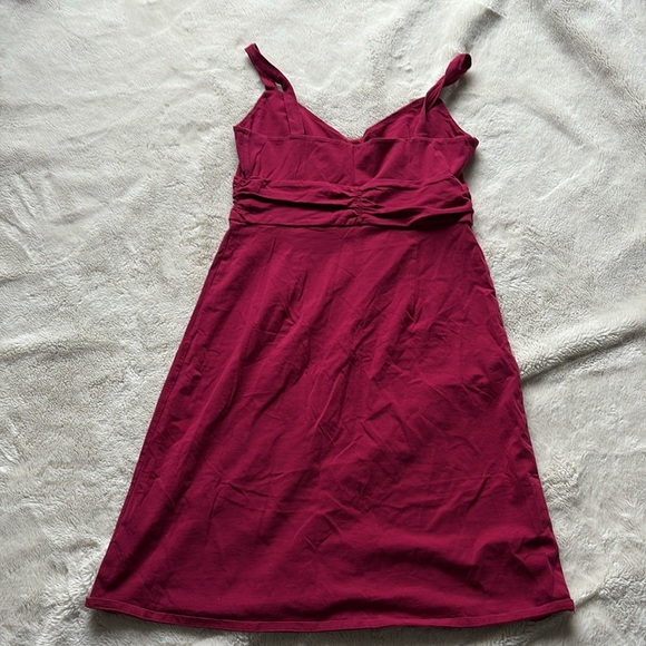 LOFT Pink Sleeveless Fit & Flare Dress | Size Small | Summer Ready - Picture 6 of 7